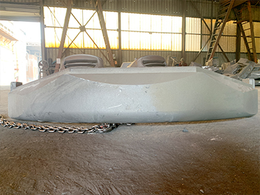 Zunhua Shengjian Fanrong Machinery Co., Ltd. เสร็จสิ้นการส่งมอบตัวอย่างเครื่องถ่วงน้ำหนักส่วนท้ายสำหรับรถขุดขนาดเล็กของลูกค้าใหม่